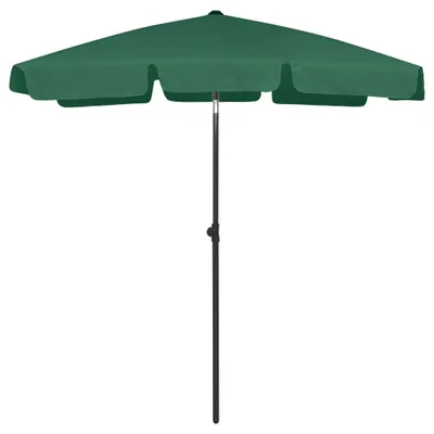 Immagine prodotto di The Living Store Ombrellone da spiaggia verde 180x120 cm