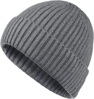 Produktbild von Wintermützen für Herren, Wollstrick, lässige Beanies, warme, bequeme Mützen