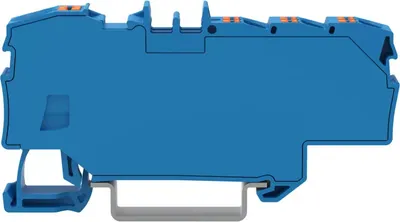 Immagine prodotto di Morsetto di distribuzione WAGO; con pulsante; 1 x 6 mm² / 6 x 1,5 mm²; blu 2206-8034