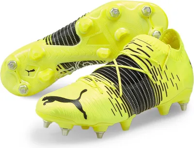 Produktbild von PUMA FUTURE Z 1.1 MxSG Stollen-Fußballschuhe yellow alert/puma black/puma white 42