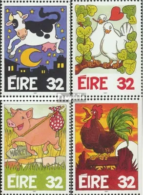 Produktbild von Briefmarken Irland 1997 Mi 981-984 (kompl.Ausg.) postfrisch Grußmarken