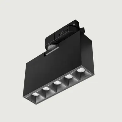 Imagen del producto de KOHL LIGHTING NSES, foco de carril, 137x34,5 mm, , 10 W, 15D, índice de reproducción cromática (CRI) 90, 4000K, compatible con Dali