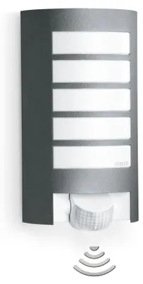 Produktbild von Steinel Außenleuchte L 12 S Anthrazit mit Sensor schwenkbar 10 m