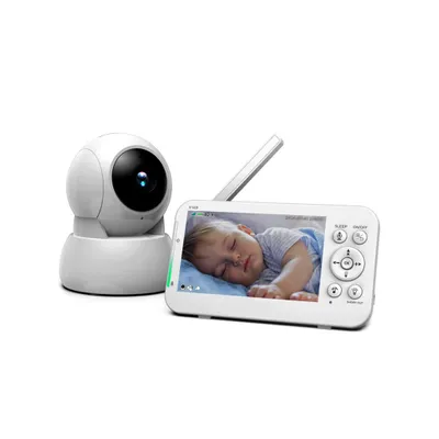 Produktbild von 960 Video Babymonitor 5-Zoll drahtloser digitaler Monitor Infrarot-Nachtsicht Zwei-Wege-Intercom