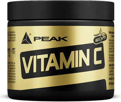 Produktbild von Vitamin C - 60 Kapseln I hoch dosiert I hohe Bioverfügbarkeit I Energiestoffwechsel I Leistungsfähigkeit I normaler Hormonhaushalt I Sehkraft I Herzfunktion I Stoffwechsel I verringert Müdigkeit I Vitaminmangel I vegan I glutenfrei