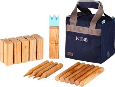 Zdjęcie produktu dla KUBB / Szwedzki KUBB - Kompaktowy w zgrabnej torbie Ekologiczne drewno liściaste z Indii