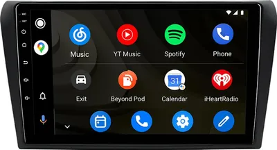 Obrázek produktu pro Android autorádio 9" 128GB pro Mazda 3 2003-2009 CarPlay Android Auto Navi Bluetooth DAB+