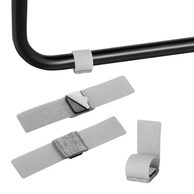 Produktbild von kwmobile 4x selbsklebende Filzgleiter für Stühle - Schutzpolster für Stuhlbeine - Stuhlbeinschoner Set mit verstellbarer Größe - Stuhlbein