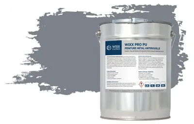 Image de Wixx PROPolyuréthanePeinture Métal Antirouille - RAL 7046 | Telegrays 2 - 10L