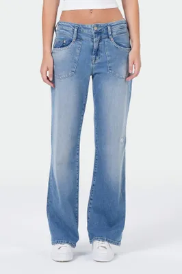 Produktbild von M.O.D Miracle of Denim Nini Wide Leg Jeans Damen Eco Blue
