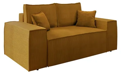 Produktbild von MIRJAN24 Schlafsofa Malaga Small Cord mit Schlaffunktion und Bettkasten, Polstercouch, Stilvoll Polstersofa vom Hersteller (Farbe: Poso 01)