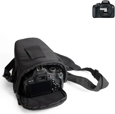 Produktbild von K-S-Trade Kameratasche Fototasche Schultertasche Umhängetasche kompatibel mit Canon EOS 4000D Colt  für Systemkameras Schutzhülle bag