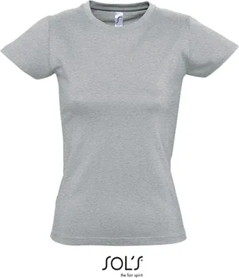 Immagine prodotto di SOLs 11502 | Maglietta donna Imperial - Colore: Grigio Melange - Taglia: L