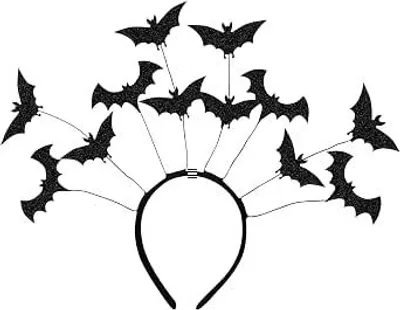 Zdjęcie produktu dla Dekoracyjna girlanda z motywem nietoperzy na Halloween – idealna do dekoracji, a także jako akcesoria na wesele, urodziny i imprezy