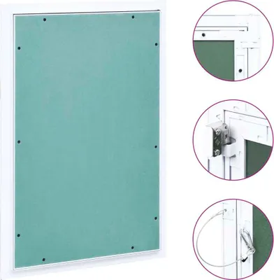 Produktbild von Revisionsklappe mit Aluminium-Rahmen und GK-Einlage 300x600 mm
