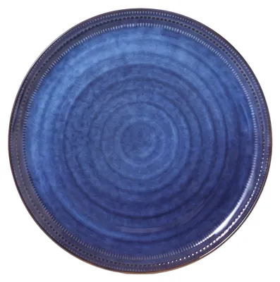 Productafbeelding van Keramische serveerschaal Marine, diameter 28 cm – blauw, Clay