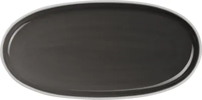 Produktbild von ASA Aperitif-Teller Semana Oval Caviar 20x10cm