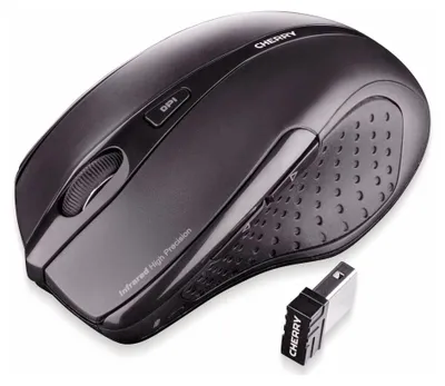 Produktbild von CHERRY MW 3000 Kabellose Maus, USB, rechts, Optisch, RF Wireless, 1750 DPI, Schwarz