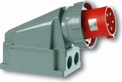 Produktbild von PCE CEE-Wandgerätestecker 63A 5P 400V IP66/67 Power Twist