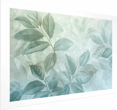Produktbild von Posterpapier Poster - Mint Leaves - large botanical motif 30x21 cm Blätter b-H-10013-ao-a