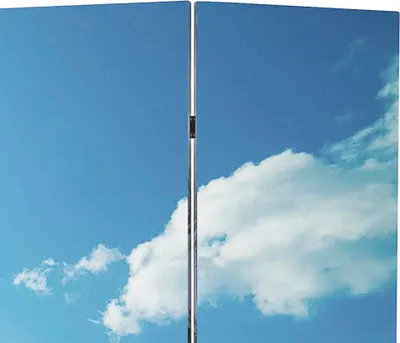 Produktbild von vidaXL Raumteiler klappbar 217x170 cm Strand