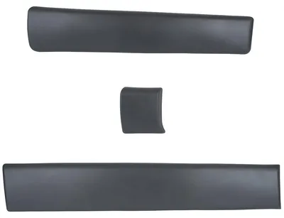 Image de Renault Trafic II 01-13 Garniture de porte avant droite + garniture latérale sur le montant A derrière la porte droite + porte coulissante droite, jeu de 3 pièces