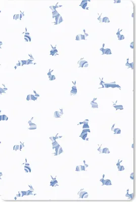 Produktbild von MuchoWow® Mauspad Mousepad Kaninchen - Muster - Hase 18x27 cm - Mousepads - Maus Mat - Pad - Mausunterlage