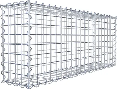 Produktbild von Gabione 100 cm x 40 cm x 20 cm (L x H x T), Maschenweite 5 cm x 5 cm, Spirale
