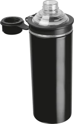 Produktbild von Doppelwandige Edelstahl Trinkflasche / 500ml / Farbe schwarz