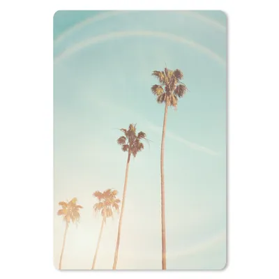 Produktbild von MuchoWow® Mauspad Mousepad Palmen - Sonne - Himmel - Natur - Sommer 40x60 cm - Mousepads - Maus Mat - Pad - Mausunterlage - Schreibtisch Accesoire