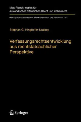 Image de Verfassungsrechtsentwicklung aus rechtstatsächlicher Perspektive