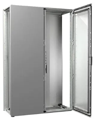 Imagen del producto de Sistema de armario Rittal VX 8080.000, con 2 puertas, dimensiones: 1000 x 1800 x 400 mm (ancho x alto x profundidad)