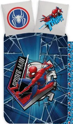 Obrázek produktu pro Povlak na přikrývku SpiderMan Udělej si pavučinu 140 x 200 cm - 70 x 90 cm (bavlna)