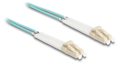Productafbeelding van Delock glasvezelkabel LC duplex naar LC duplex, multimode OM3, buigbaar, 1 meter