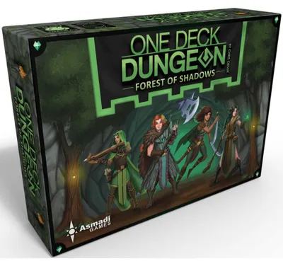Zdjęcie produktu dla Asmodee One Deck Dungeon: Forest of Shadows, Gra karciana, 14 lat(a)