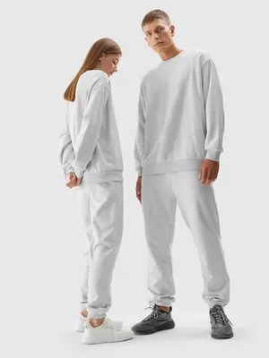 Zdjęcie produktu dla Spodnie dresowe 4F Unisex, szare, rozmiar M, regular fit