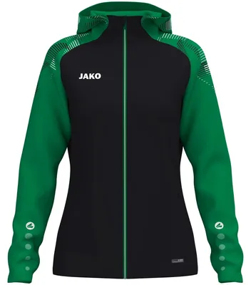 Produktbild von JAKO Kapuzenjacke Sonic schwarz/grün 34/36
