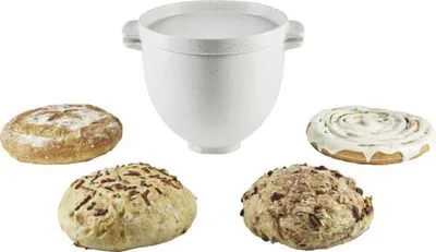 Produktbild von Kitchenaid 5KSM2CB5BGS Brotbackschüssel mit Backdeckel