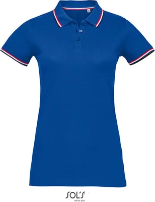 Image de SOLs 02950 | Polo Femme Prestige Polo - 200 Piqué, 100% Coton - Couleur : Royal Blue - Taille : L