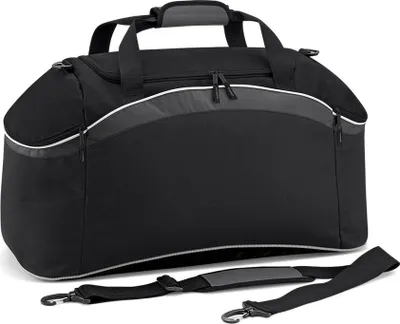 Immagine prodotto di BagBase BG572 | Borsa sportiva Teamwear Holdall | 64 x 35 x 31 cm - Colore: nero/grigio grafite/bianco - Dimensioni: 64 x 35 x 31 cm