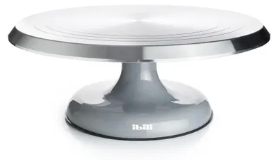 Drehteller für Kuchen, 29 cm, Aluminium, drehbar