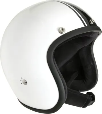 Produktbild von Bandit Jet Classic Jethelm, weiß/schwarz, M (57/58)