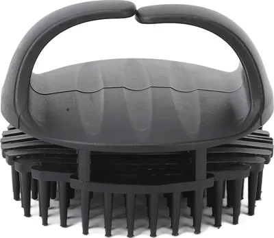 Produktbild von Kopfhautmassagegerät mit weichen TPE-Borsten, multifunktional, für Dusche, Shampoo und Kopfhautreinigung, Peelingbürste