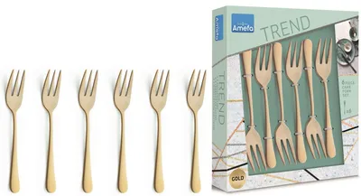 Obrázok produktu pre Vidličky na tortu Amefa Austin Vintage Gold 6 kusov