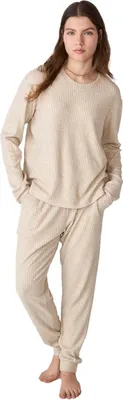 Immagine prodotto di J&J Brothers JJBFP2000 Pigiama da donna a maniche lunghe a costine