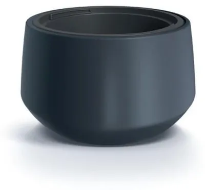 Immagine prodotto di Fioriera elegante con superficie liscia e base conica rialzata - Disponibile in più colori