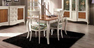 Obrázok produktu pre Jedálenský stôl + 4x stoličky Jedálenský set Jedálenský set Moderný stôl Stoly set