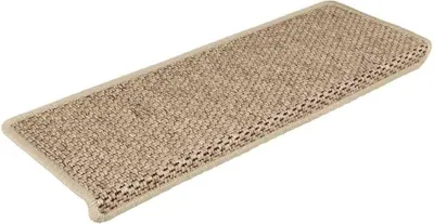 Produktbild von vidaXL Stufenmatten Selbstklebend Sisal-Optik 30Stk. 65x21x4cm Sand