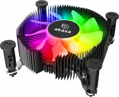 Obrázok produktu pre Akasa AK-CC6615BP01, Vzduchový chladič, 600 ot/min, 3000 ot/min, Čierna