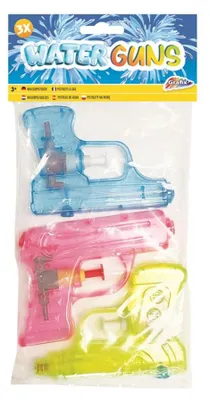 Produktbild von Creative Craft Group Water Guns, 3st.